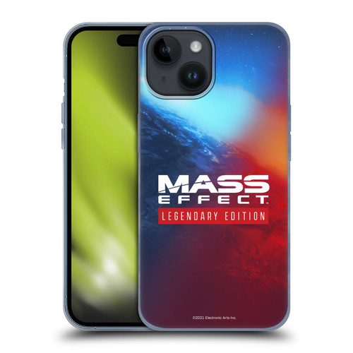 EA Bioware Mass Effect Legendary Graphics Logo Key Art Soft Gel Case for Apple iPhone 15