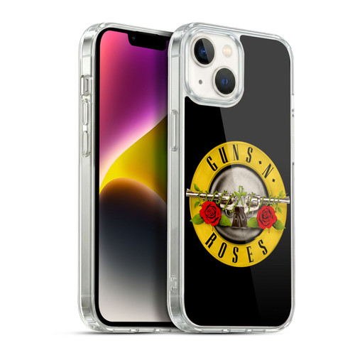 Guns N' Roses Key Art Bullet Logo Soft Gel Case for Apple iPhone 14