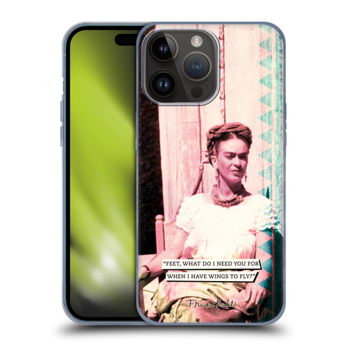 Frida Kahlo Portraits And Quotes Strange Soft Gel Case for Apple iPhone 15 Pro Max