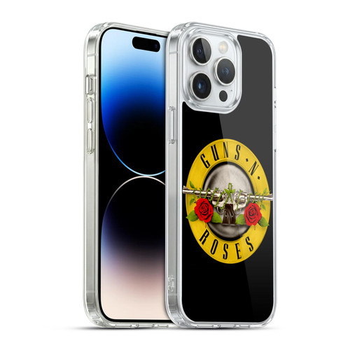 Guns N' Roses Key Art Bullet Logo Soft Gel Case for Apple iPhone 14 Pro Max & MagSafe