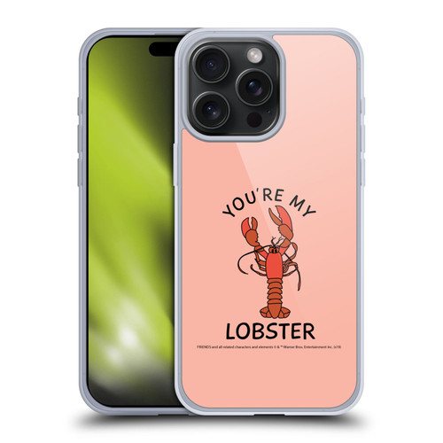 Friends TV Show Iconic Lobster Soft Gel Case for Apple iPhone 15 Pro Max & MagSafe
