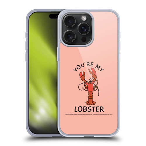 Friends TV Show Iconic Lobster Soft Gel Case for Apple iPhone 15 Pro Max