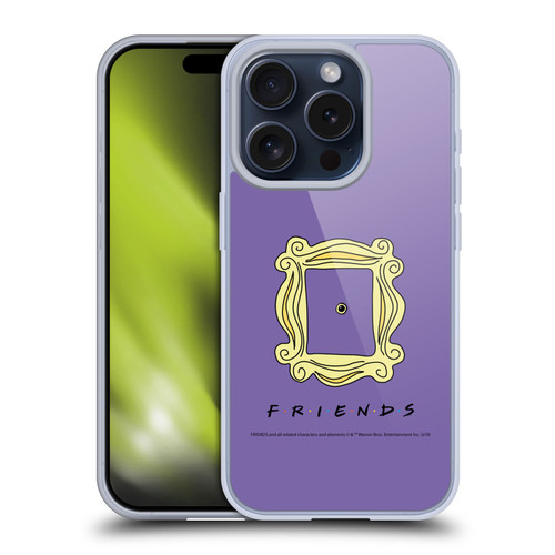 Friends TV Show Iconic Peephole Frame Soft Gel Case for Apple iPhone 15 Pro