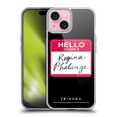 Friends TV Show Key Art Regina Phalange Soft Gel Case for Apple iPhone 15