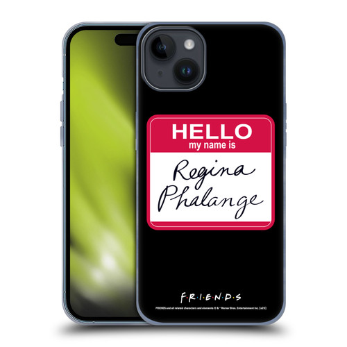 Friends TV Show Key Art Regina Phalange Soft Gel Case for Apple iPhone 15 Plus