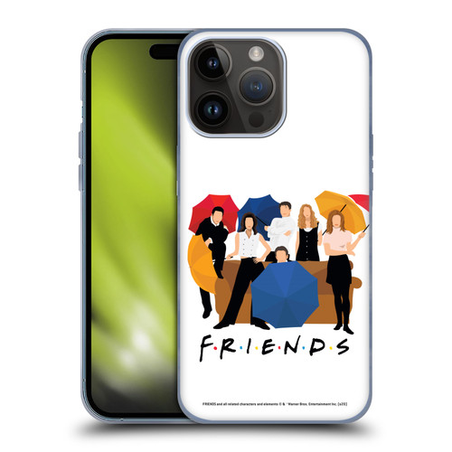 Friends TV Show Key Art Logo Opening Sequence Soft Gel Case for Apple iPhone 15 Pro Max