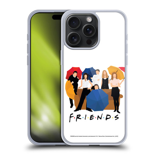 Friends TV Show Key Art Logo Opening Sequence Soft Gel Case for Apple iPhone 15 Pro Max