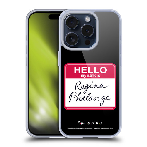 Friends TV Show Key Art Regina Phalange Soft Gel Case for Apple iPhone 15 Pro