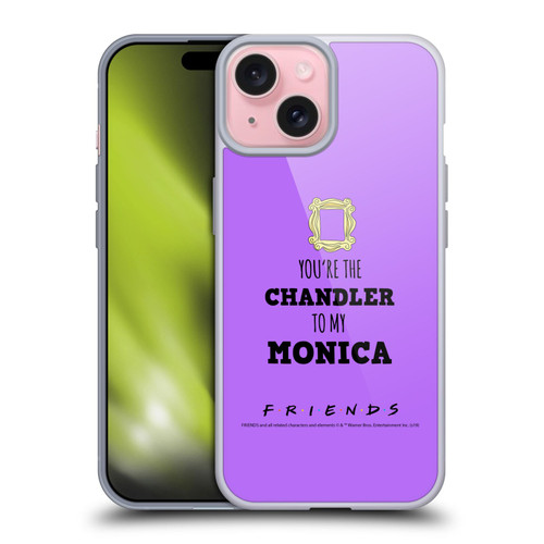 Friends TV Show Quotes BFF Soft Gel Case for Apple iPhone 15