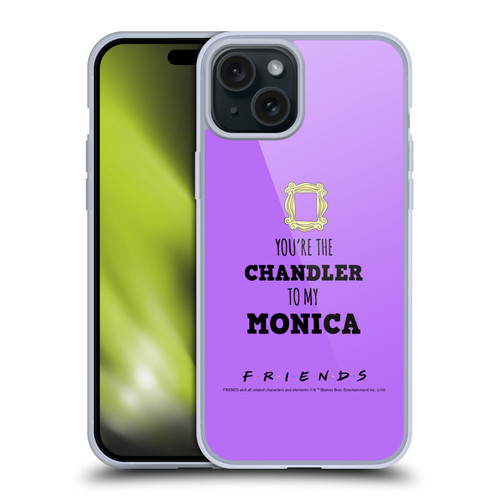 Friends TV Show Quotes BFF Soft Gel Case for Apple iPhone 15 Plus