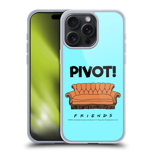 Friends TV Show Quotes Pivot Soft Gel Case for Apple iPhone 15 Pro Max