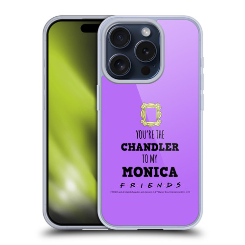Friends TV Show Quotes BFF Soft Gel Case for Apple iPhone 15 Pro