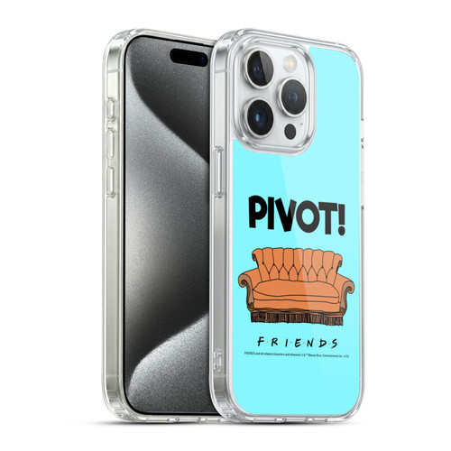 Friends TV Show Quotes Pivot Soft Gel Case for Apple iPhone 15 Pro & MagSafe
