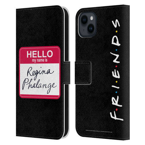 Friends TV Show Key Art Regina Phalange Leather Book Wallet Case Cover For Apple iPhone 15 Plus