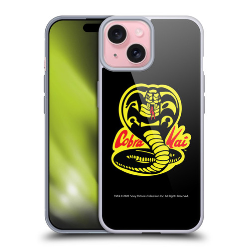 Cobra Kai Graphics Logo Soft Gel Case for Apple iPhone 15