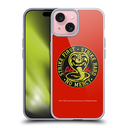 Cobra Kai Graphics Strike Logo Soft Gel Case for Apple iPhone 15 & MagSafe