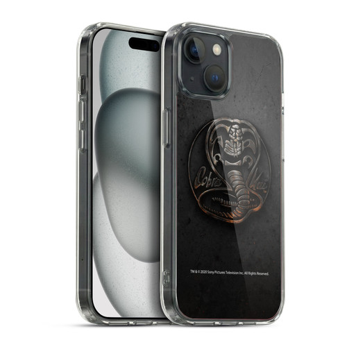 Cobra Kai Graphics Metal Logo Soft Gel Case for Apple iPhone 15 Plus & MagSafe
