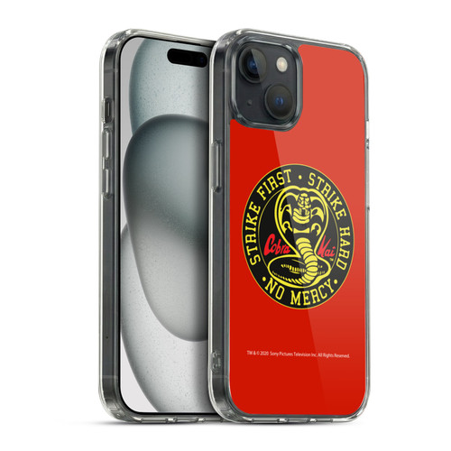 Cobra Kai Graphics Strike Logo Soft Gel Case for Apple iPhone 15 Plus & MagSafe