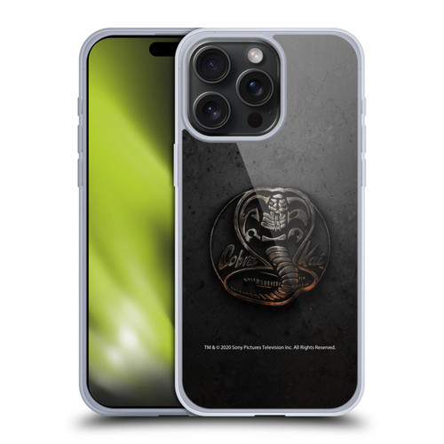 Cobra Kai Graphics Metal Logo Soft Gel Case for Apple iPhone 15 Pro Max