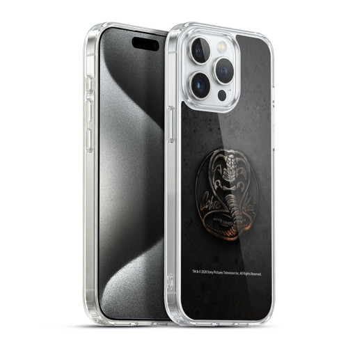 Cobra Kai Graphics Metal Logo Soft Gel Case for Apple iPhone 15 Pro Max & MagSafe