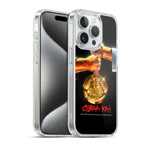 Cobra Kai Graphics Gold Medal Soft Gel Case for Apple iPhone 15 Pro & MagSafe