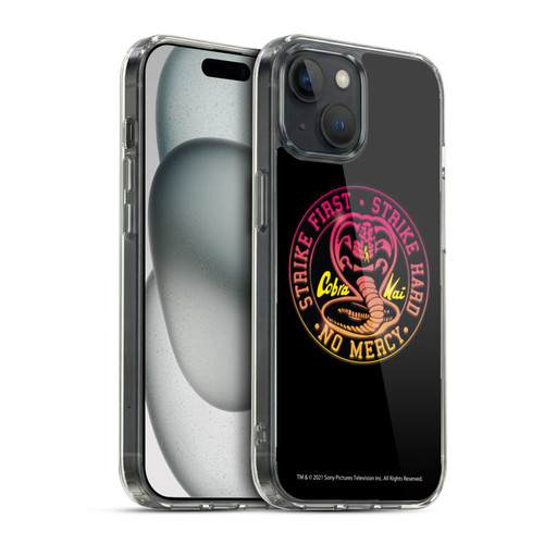 Cobra Kai Key Art Strike Hard Logo Soft Gel Case for Apple iPhone 15 & MagSafe