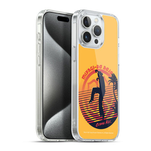 Cobra Kai Key Art Miyagi Do Logo Soft Gel Case for Apple iPhone 15 Pro Max & MagSafe