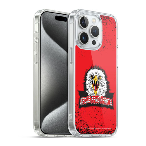 Cobra Kai Key Art Eagle Fang Logo Soft Gel Case for Apple iPhone 15 Pro & MagSafe