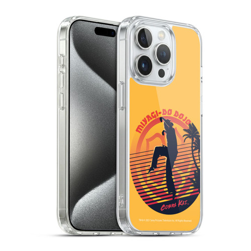 Cobra Kai Key Art Miyagi Do Logo Soft Gel Case for Apple iPhone 15 Pro & MagSafe