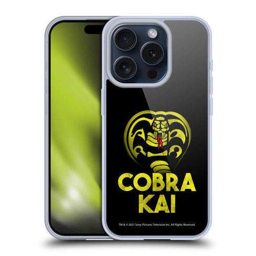 Cobra Kai Season 4 Key Art Team Cobra Kai Soft Gel Case for Apple iPhone 15 Pro