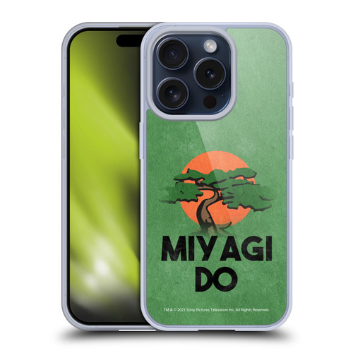 Cobra Kai Season 4 Key Art Team Miyagi Do Soft Gel Case for Apple iPhone 15 Pro