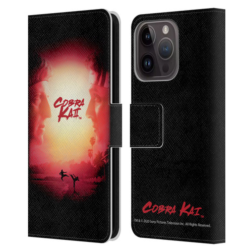 Cobra Kai Graphics 2 Season 2 Poster Leather Book Wallet Case Cover For Apple iPhone 15 Pro