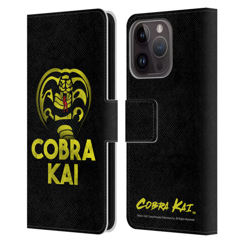 Cobra Kai Season 4 Key Art Team Cobra Kai Leather Book Wallet Case Cover For Apple iPhone 15 Pro