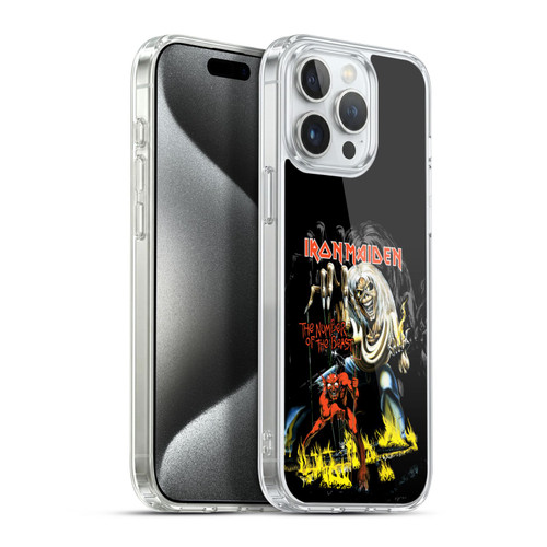 Iron Maiden Album Covers NOTB Soft Gel Case for Apple iPhone 15 Pro Max & MagSafe