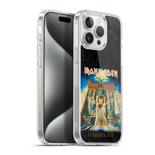 Iron Maiden Album Covers Powerslave Soft Gel Case for Apple iPhone 15 Pro Max & MagSafe