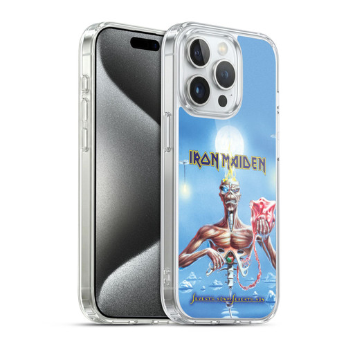 Iron Maiden Album Covers SSOSS Soft Gel Case for Apple iPhone 15 Pro & MagSafe