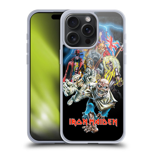 Iron Maiden Art Best Of Beast Soft Gel Case for Apple iPhone 15 Pro Max