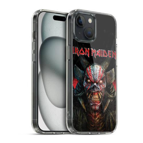 Iron Maiden Senjutsu Back Cover Death Snake Soft Gel Case for Apple iPhone 15