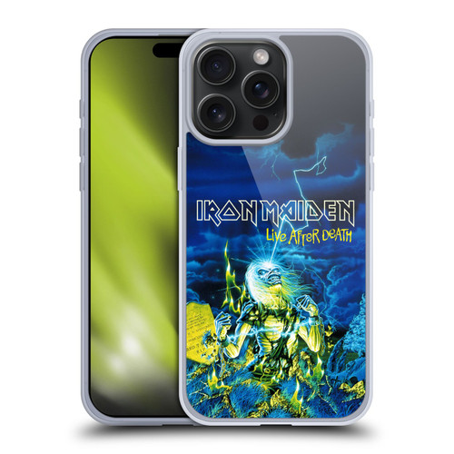 Iron Maiden Tours Live After Death Soft Gel Case for Apple iPhone 15 Pro Max & MagSafe