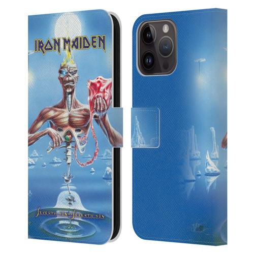 Iron Maiden Album Covers SSOSS Leather Book Wallet Case Cover For Apple iPhone 15 Pro Max