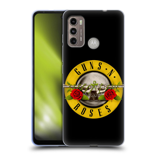 Guns N' Roses Key Art Bullet Logo Soft Gel Case for Motorola Moto G60 / Moto G40 Fusion