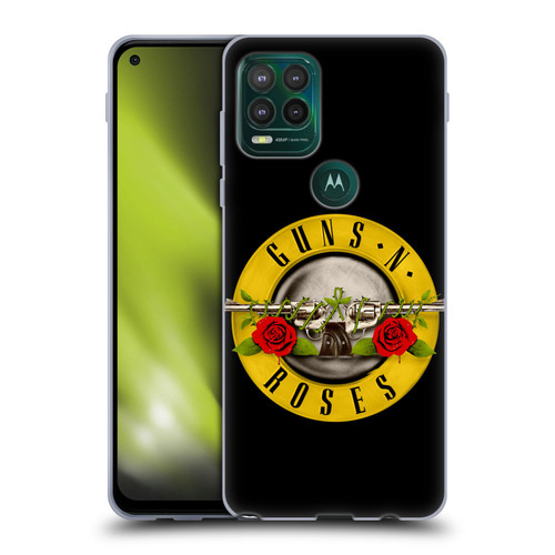Guns N' Roses Key Art Bullet Logo Soft Gel Case for Motorola Moto G Stylus 5G 2021