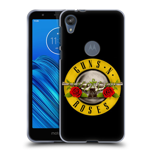 Guns N' Roses Key Art Bullet Logo Soft Gel Case for Motorola Moto E6