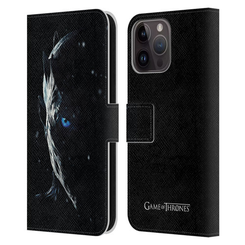 HBO Game of Thrones Season 7 Key Art Night King Leather Book Wallet Case Cover For Apple iPhone 15 Pro Max