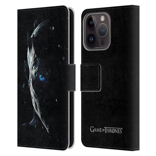 HBO Game of Thrones Season 7 Key Art Night King Leather Book Wallet Case Cover For Apple iPhone 15 Pro