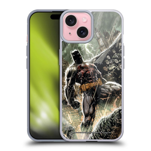 Batman DC Comics Iconic Comic Book Costumes Batman Eternal Soft Gel Case for Apple iPhone 15