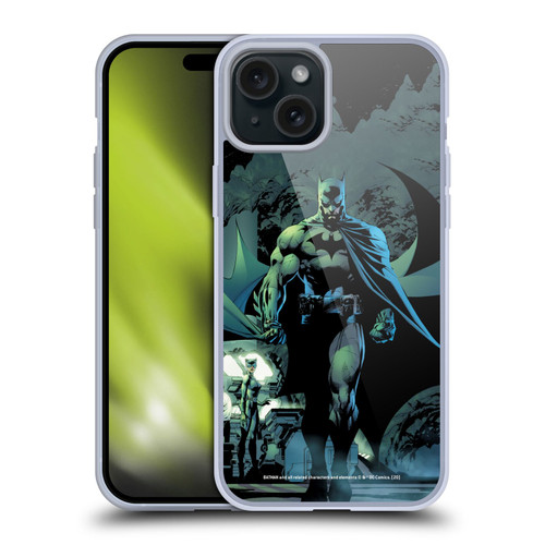 Batman DC Comics Iconic Comic Book Costumes Hush Catwoman Soft Gel Case for Apple iPhone 15 Plus