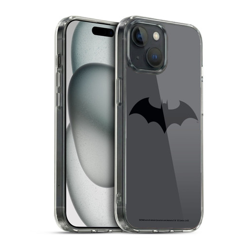 Batman DC Comics Logos Hush Soft Gel Case for Apple iPhone 15 & MagSafe