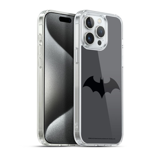 Batman DC Comics Logos Hush Soft Gel Case for Apple iPhone 15 Pro Max & MagSafe
