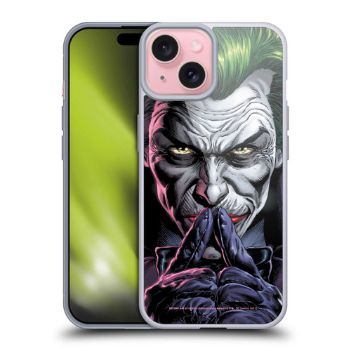 Batman DC Comics Three Jokers The Criminal Soft Gel Case for Apple iPhone 15